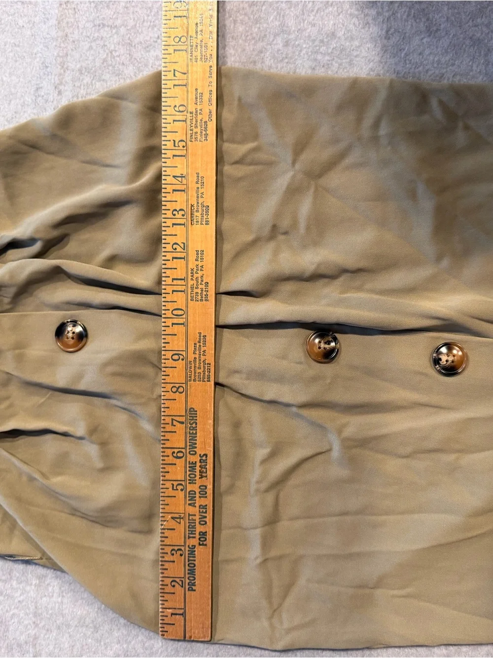 ASOS Tailored Olive Midi Button Up Sheath Dress Women’s Size 4 NWT  Missing Belt